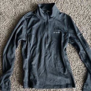 Columbia Charcoal Quarter-Zip Jacket